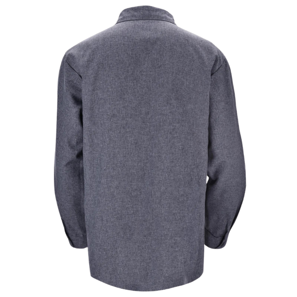 Elias – Camisa de Algodón-Lino con Mangas Largas