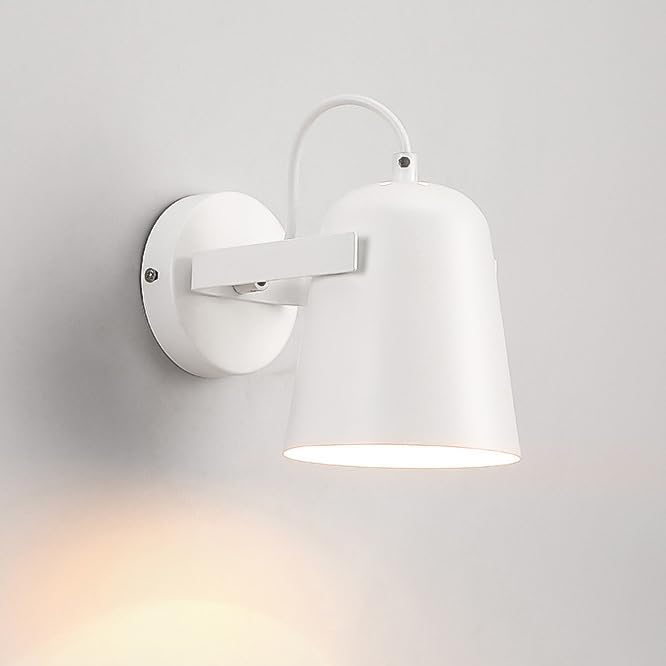 Lámpara de Pared Minimalista | Hierro Resistente | Iluminación para Dormitorio y Sala