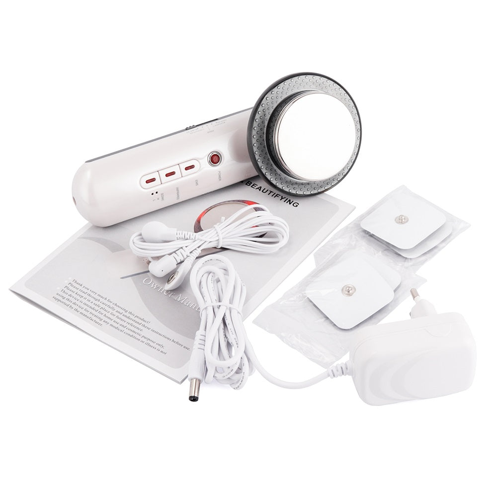 Masajeador Corporal EMS Ultrasonico 3 en 1 con Niveles Ajustables para Estimulación Muscular y Cuidado de la Piel