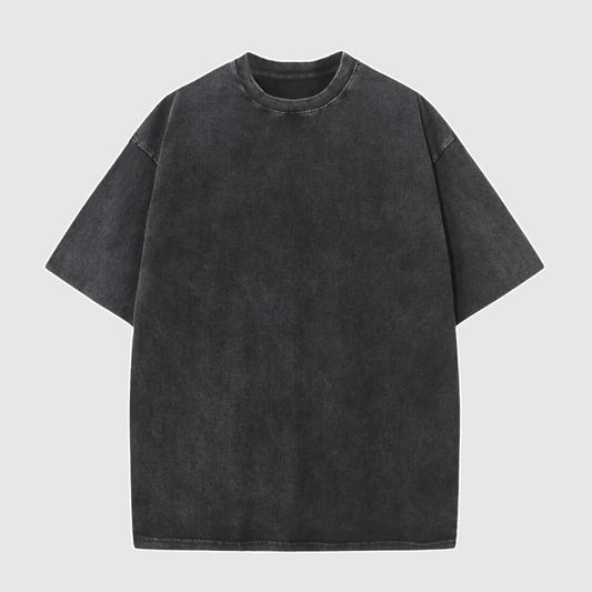 Victor - Camiseta Oversized Lavada para Hombre