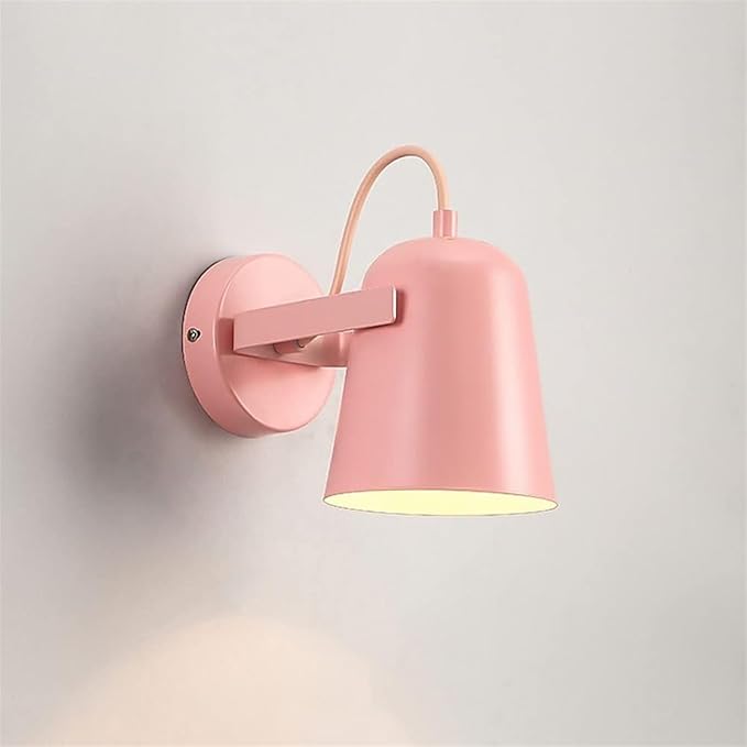 Lámpara de Pared Minimalista | Hierro Resistente | Iluminación para Dormitorio y Sala