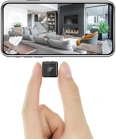 Cámara de Seguridad WiFi Inalámbrica 1080p para Interior y Exterior con Integración de Hogar Inteligente