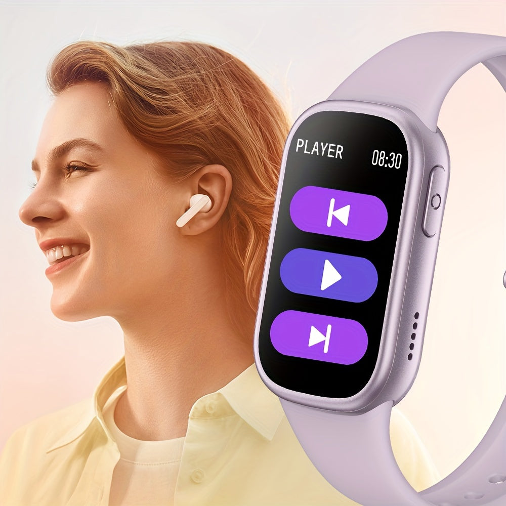 Reloj inteligente con resistencia al agua IP68 y duración de batería de 7 días para deporte y uso diario