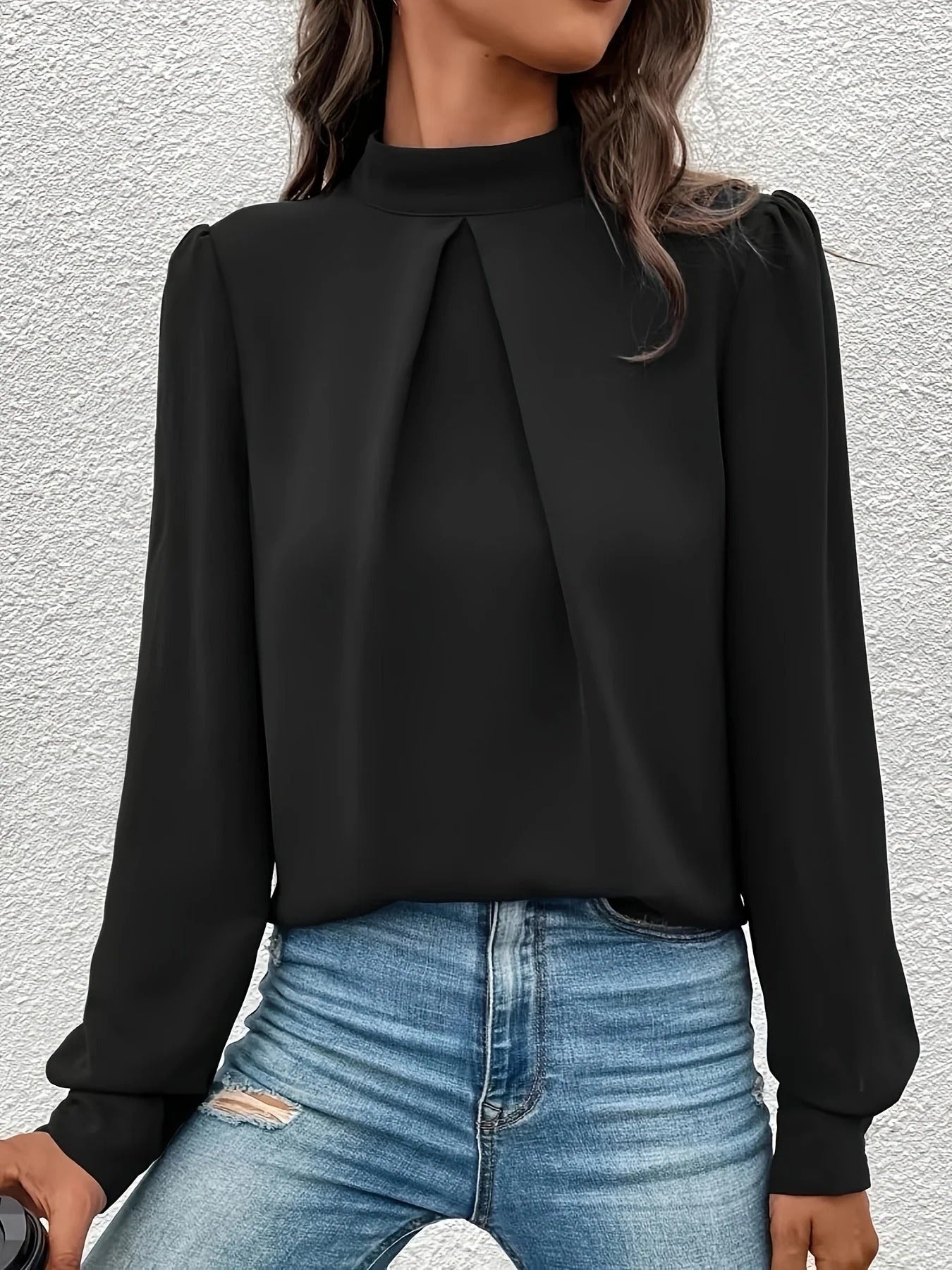 Blusa de Corte Clásico para Mujer | Ideal para el Trabajo o las Noches