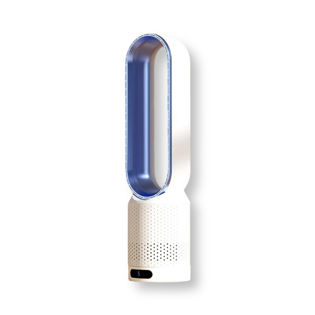 Enfriador de aire sin aspas con purificador de aire e ionizador para espacios interiores