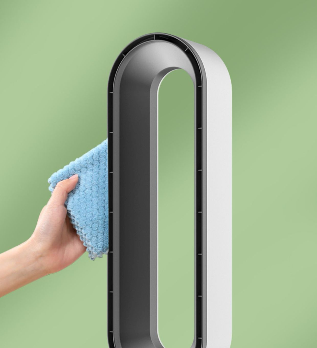 Enfriador de aire sin aspas con purificador de aire e ionizador para espacios interiores