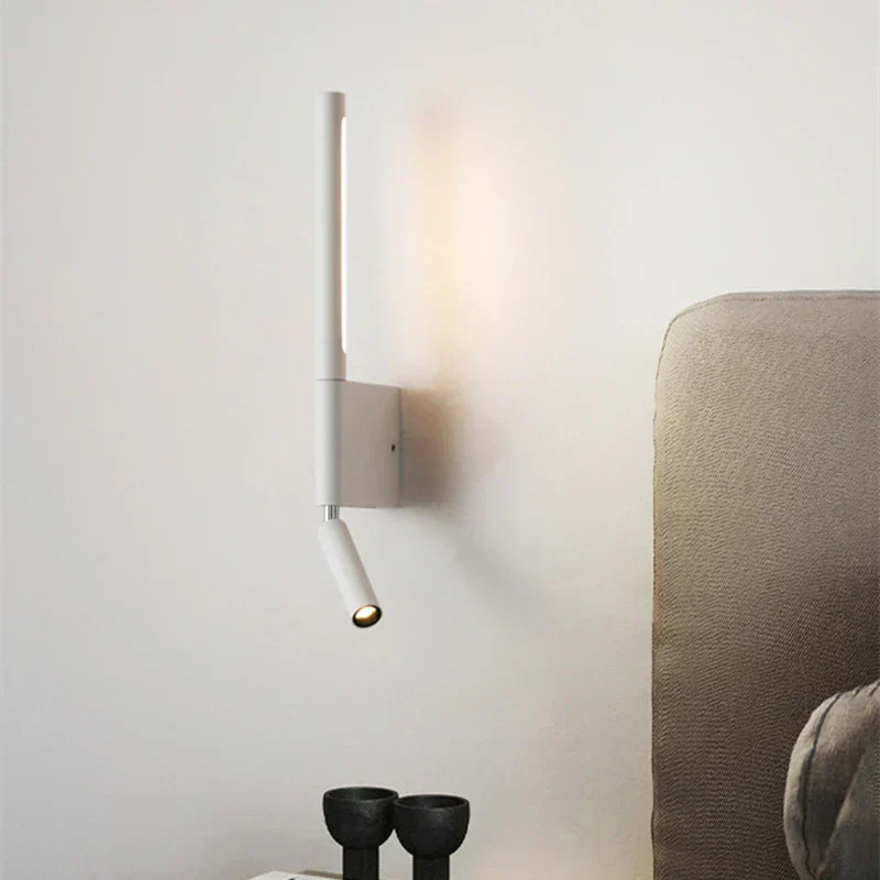 Lámpara de Pared LED | Luz Blanca Cálida 3000K | Diseño Moderno para Dormitorio