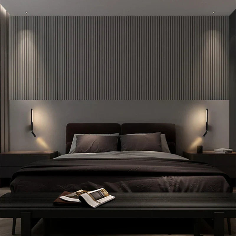 Lámpara de Pared LED | Luz Blanca Cálida 3000K | Diseño Moderno para Dormitorio