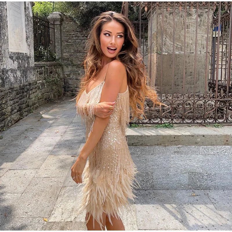 Robe Larga Mujer | Volantes Fluidos & Espalda Descubierta | Elegancia Ceremonial