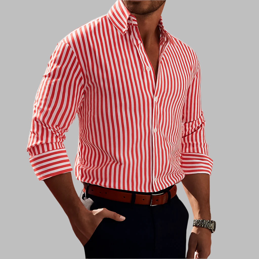 Camisa de hombre a rayas