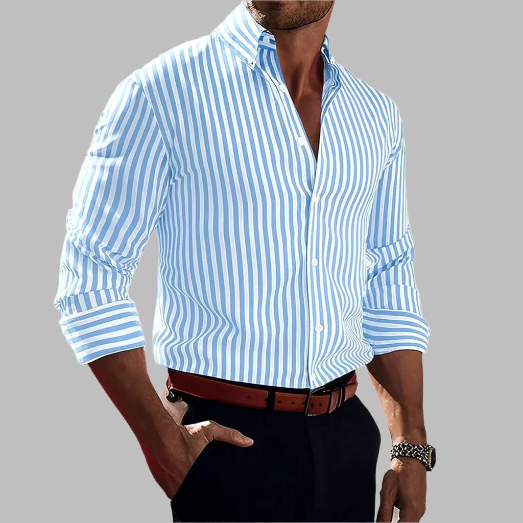 Camisa de hombre a rayas