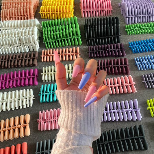 ChicNails - Set de Uñas Postizas Mate de 24 Piezas