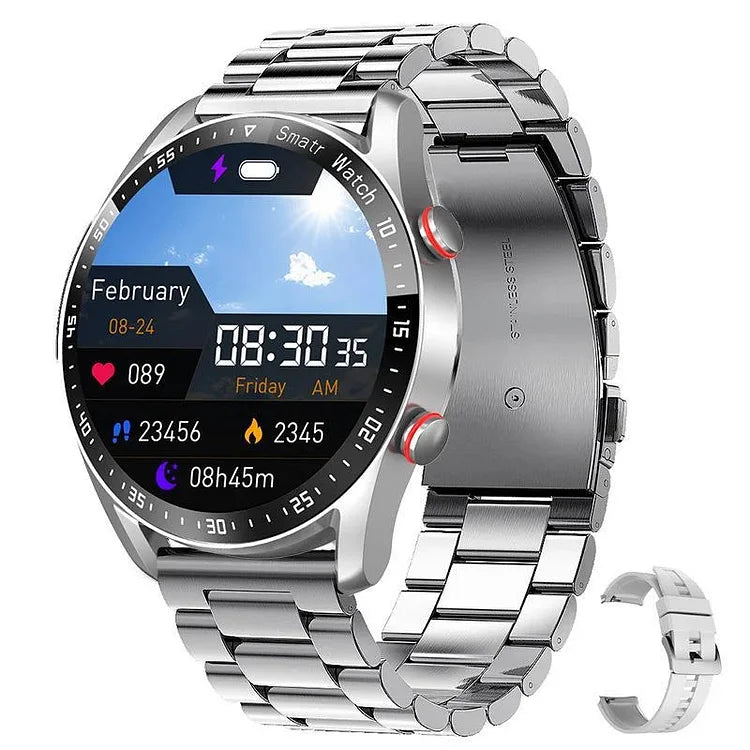 Reloj inteligente con pantalla de 1,45 pulgadas y monitoreo de salud con función NFC