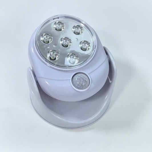 Lámpara LED con Sensor de Movimiento y 450 Lúmenes para Interior y Exterior