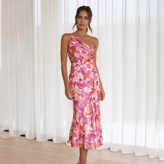 ROSWITHA - Elegante Vestido de Flores