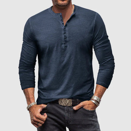 Jeremy - Camisa Clásica para Hombre de Manga Larga