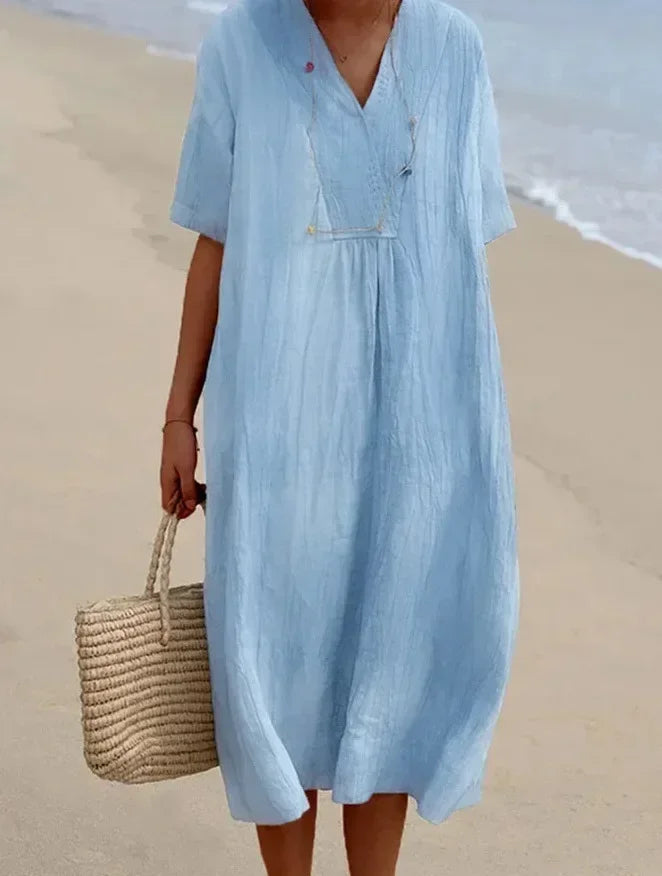 Vestido de algodón oversized de verano