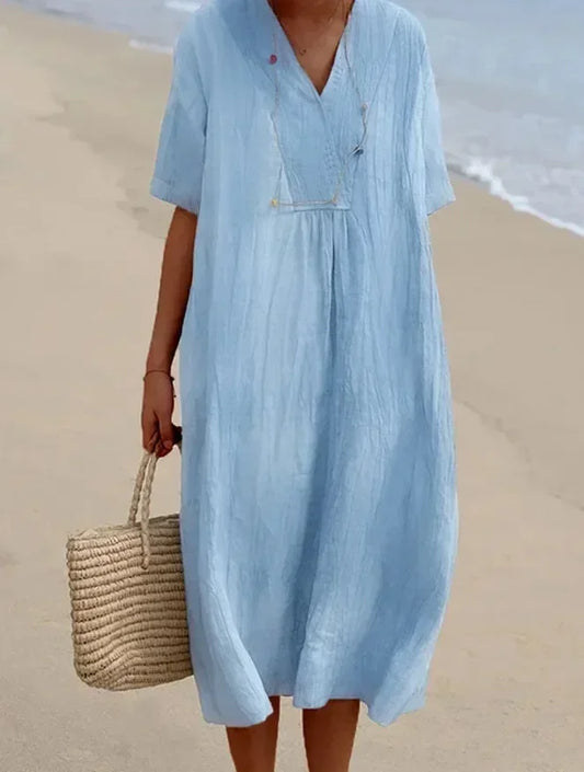 Vestido de algodón oversized de verano