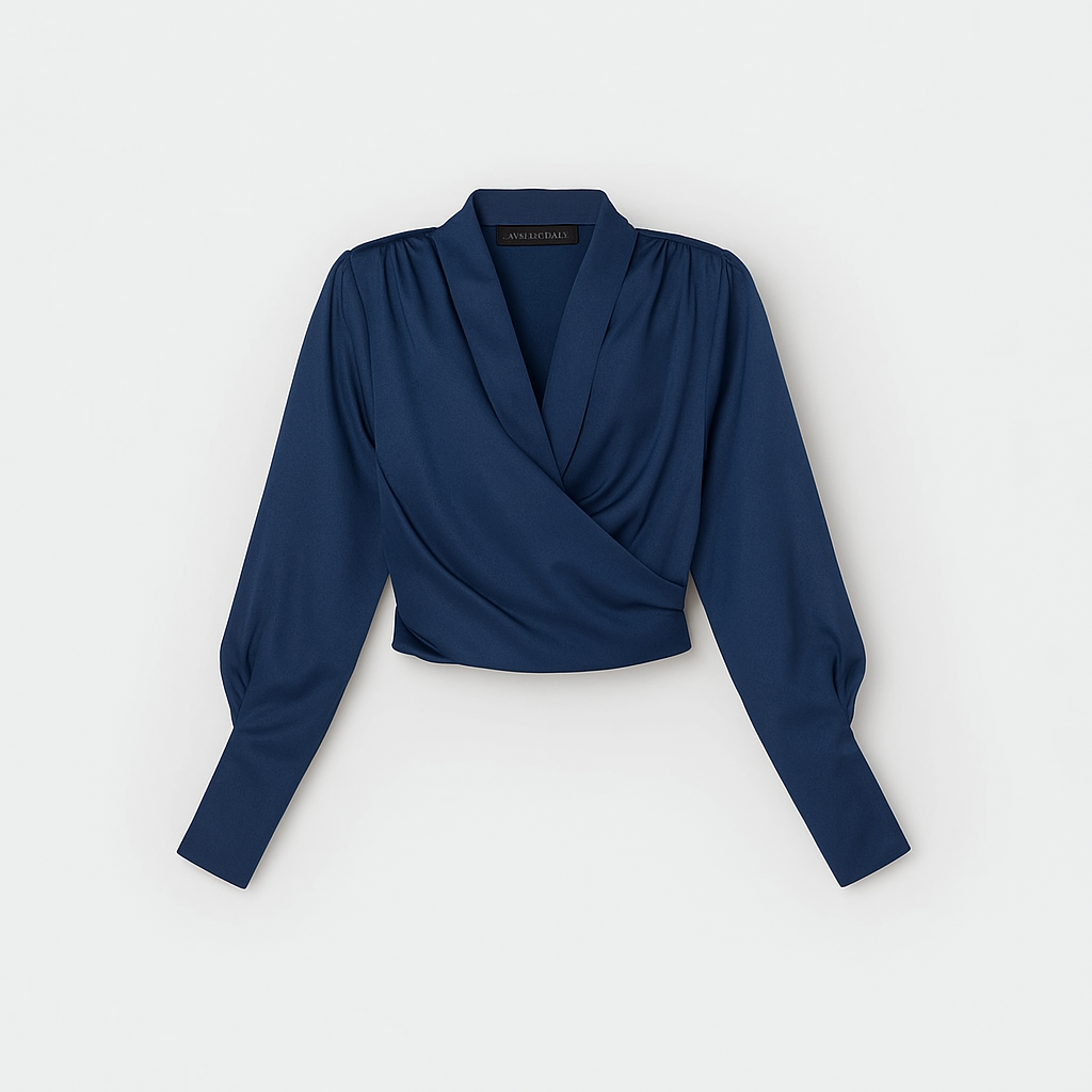Blusa con Mangas Abullonadas y Botones Frontales para Mujer | Ideal para la Oficina o Eventos Sociales