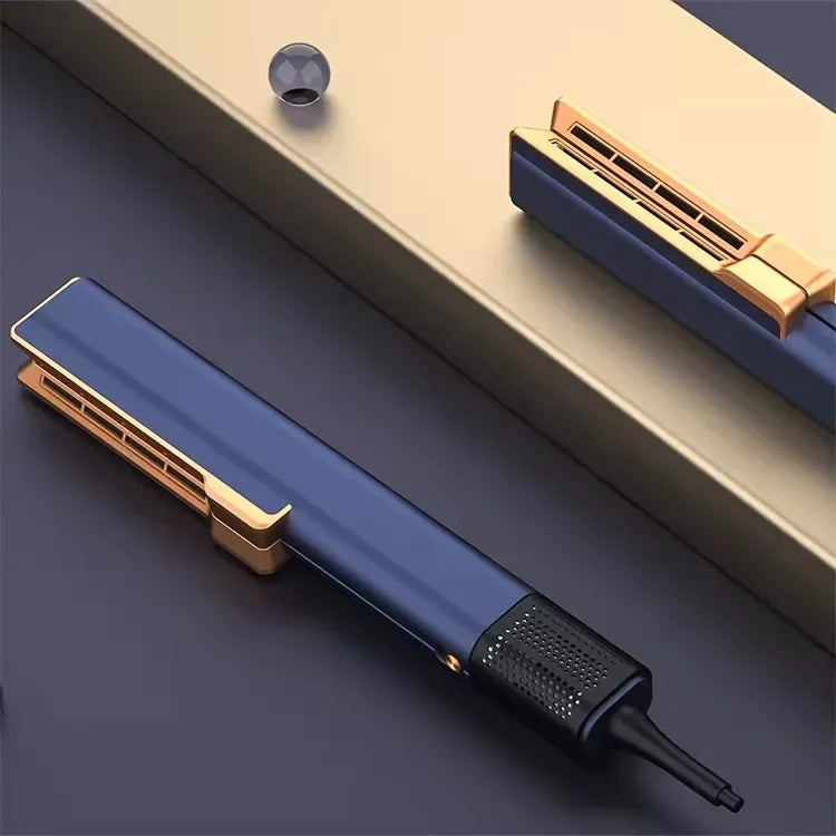 Secador 2 en 1 y Plancha con Tecnología de Iones Negativos para Cabello Húmedo y Seco