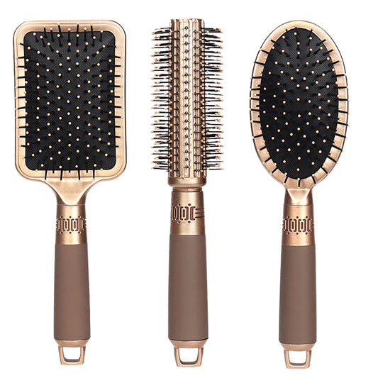 Cepillo Antiestático para el Cabello con Almohadilla de Aire – Adecuado para Cabello Rizado