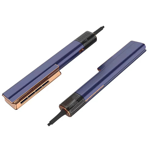 Secador 2 en 1 y Plancha con Tecnología de Iones Negativos para Cabello Húmedo y Seco