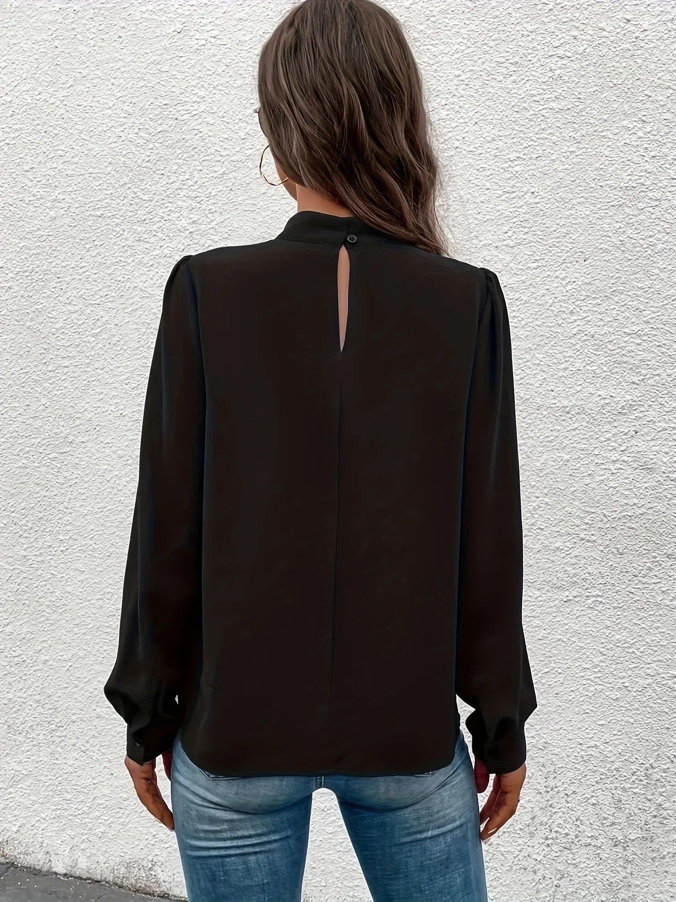 Blusa de Corte Clásico para Mujer | Ideal para el Trabajo o las Noches