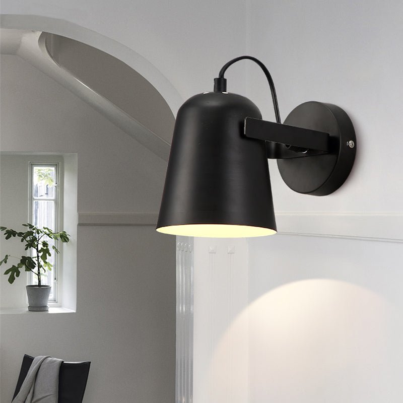 Lámpara de Pared Minimalista | Hierro Resistente | Iluminación para Dormitorio y Sala