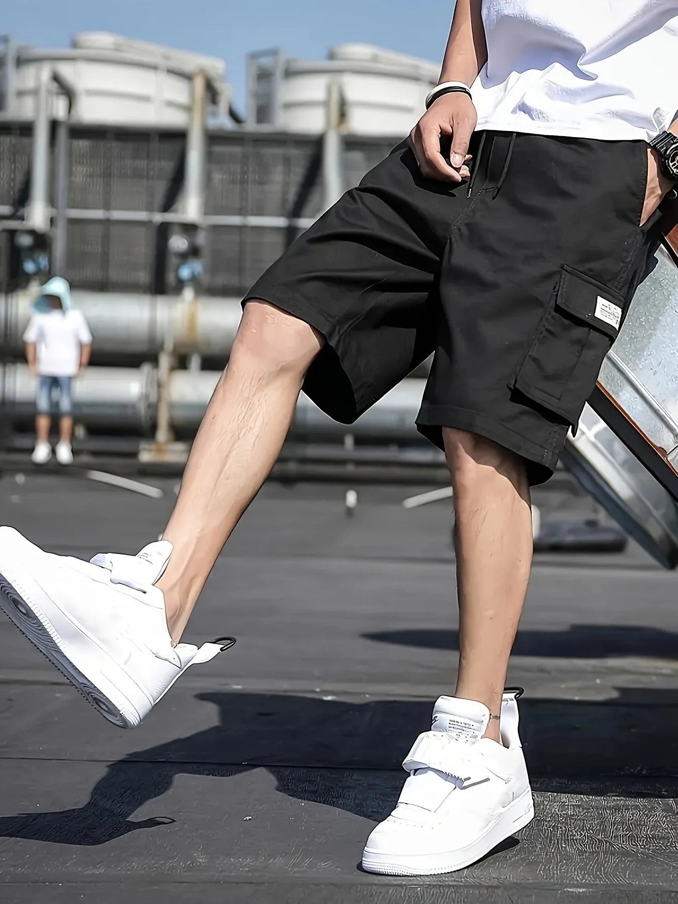 Short Cargo con Múltiples Bolsillos para Hombre | Ideal para el Verano
