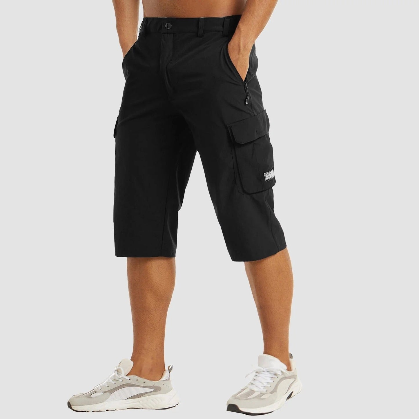 Short Cargo Ligero con Cintura Elástica para Hombre | Ideal para el Verano
