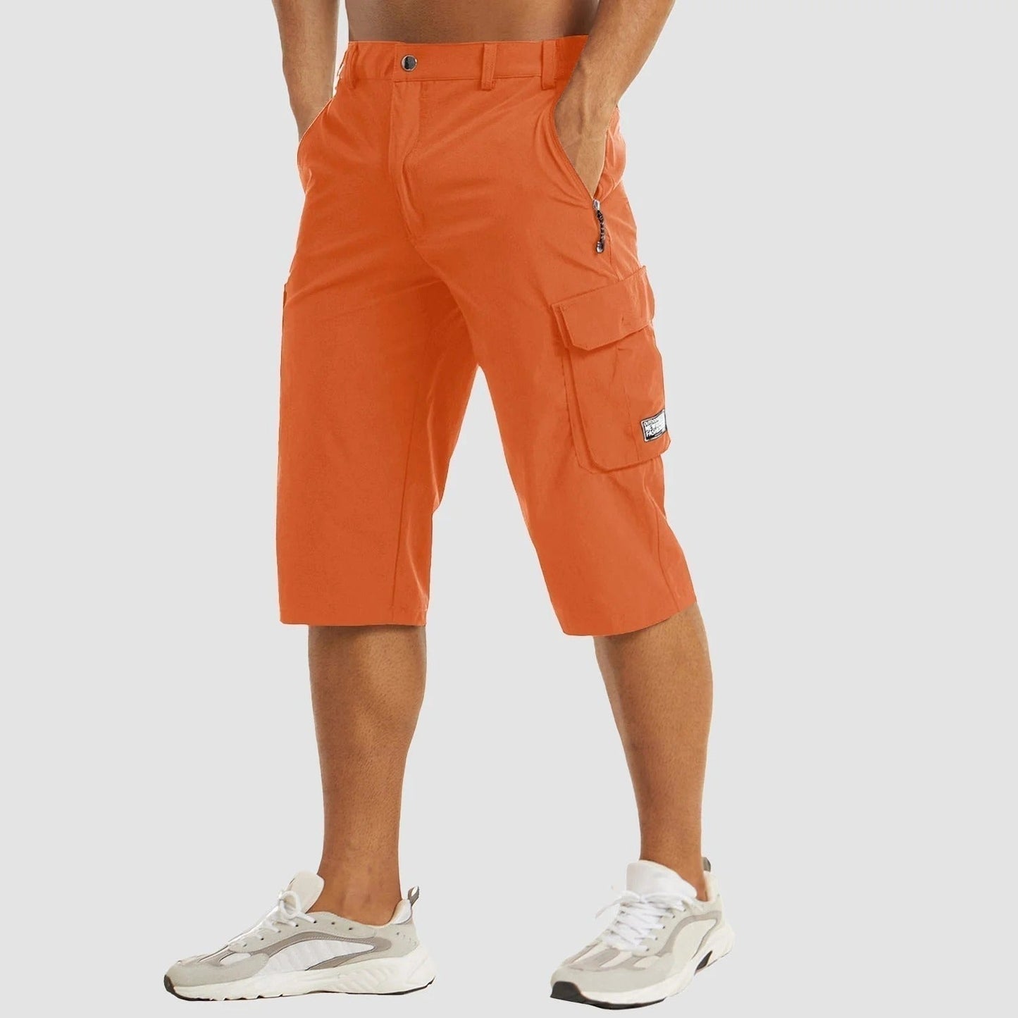 Short Cargo Ligero con Cintura Elástica para Hombre | Ideal para el Verano