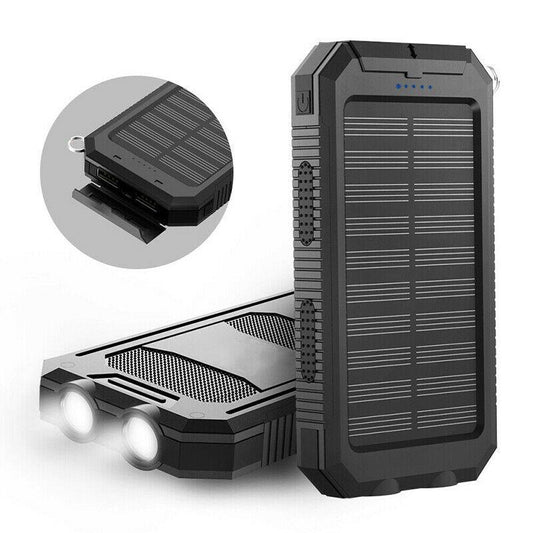 Batería Solar Powerbank con Capacidad de 500000mAh y Puertos USB Dobles