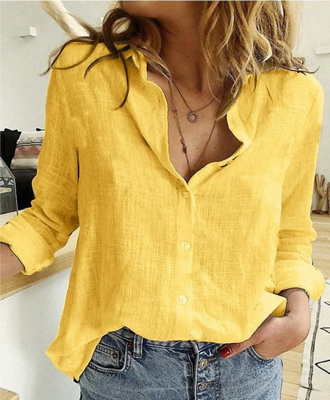 Blusa con Estampado o Sólida para Mujer | Ideal para el Trabajo o Salidas Informales