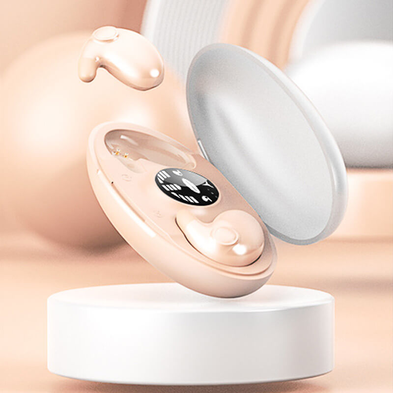 Auriculares Inalámbricos Bluetooth con Aislamiento de Sonido – Auriculares Ligeros para Dormir con Larga Duración de Batería