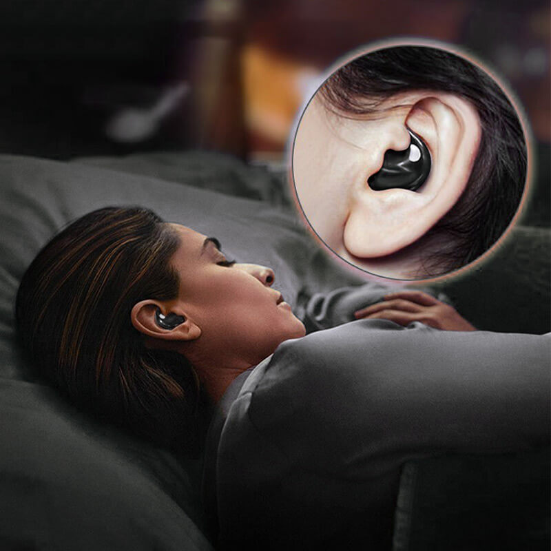 Auriculares Inalámbricos Bluetooth con Aislamiento de Sonido – Auriculares Ligeros para Dormir con Larga Duración de Batería