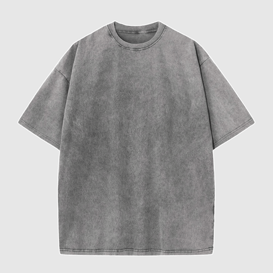 Victor - Camiseta Oversized Lavada para Hombre