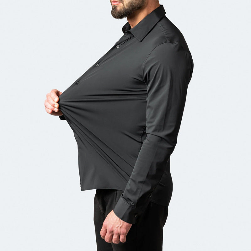 Camisa de Stretch Antarrugas Atemporal para Hombres - Alexander