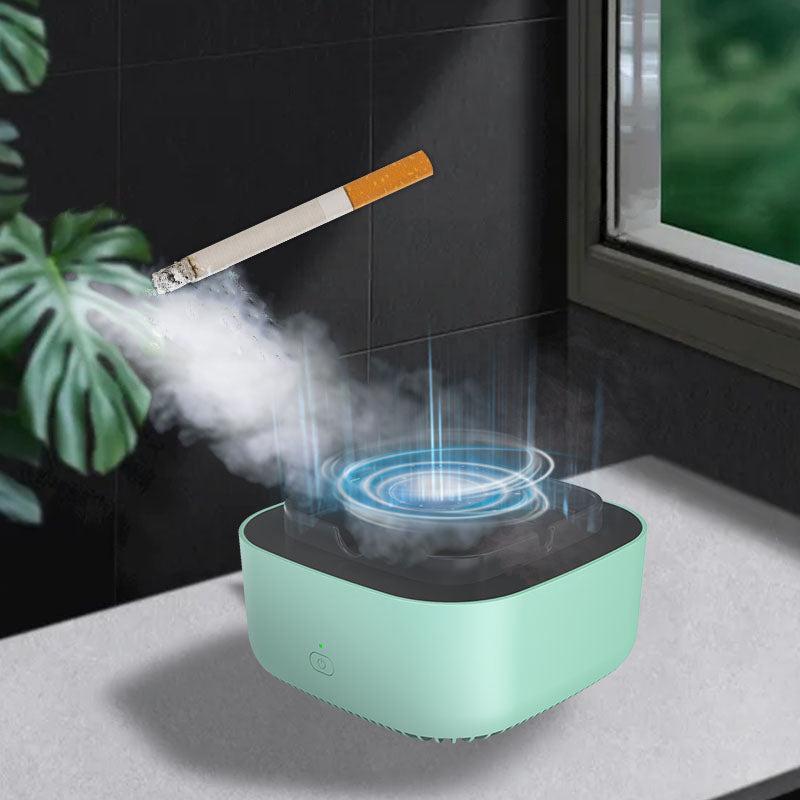 Cenicero con Purificación de Aire y Extracción de Humo para Uso Interior