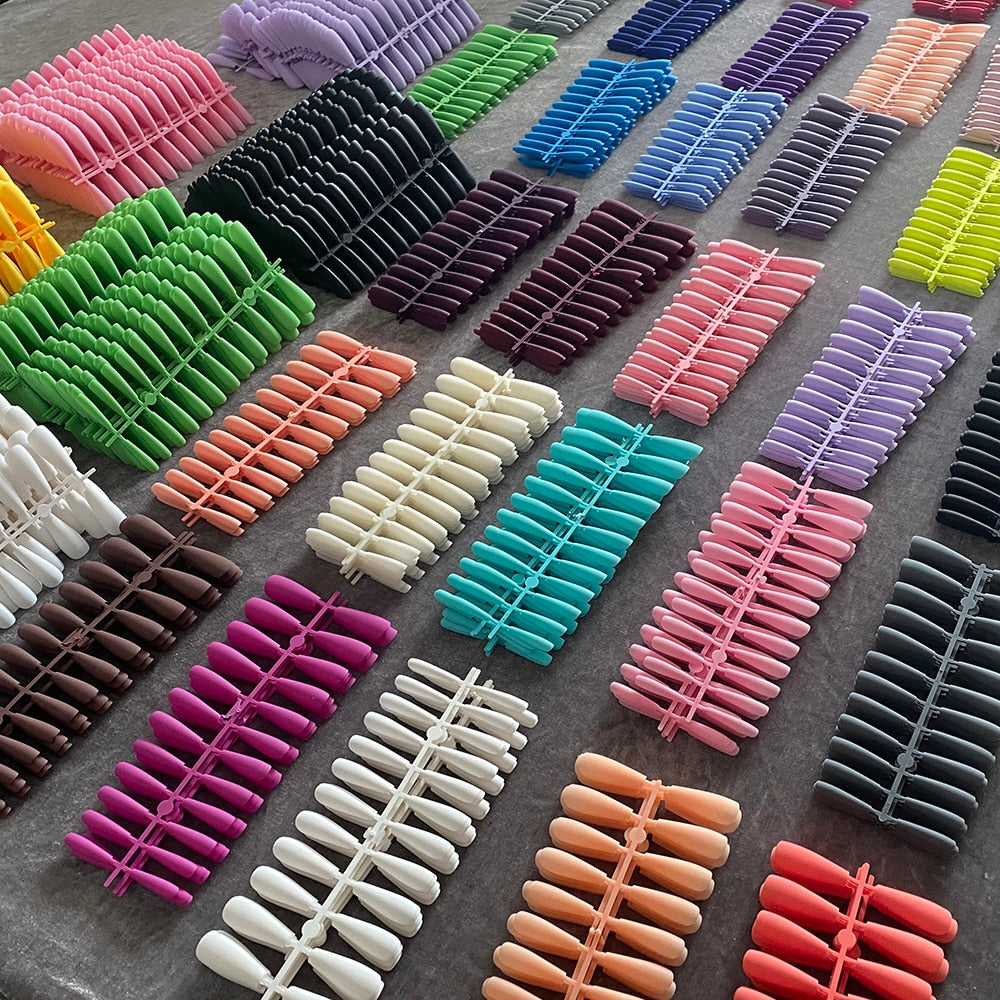 ChicNails - Set de Uñas Postizas Mate de 24 Piezas