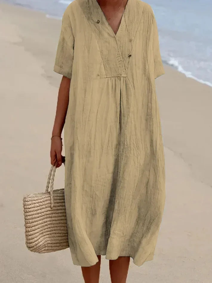 Vestido de algodón oversized de verano