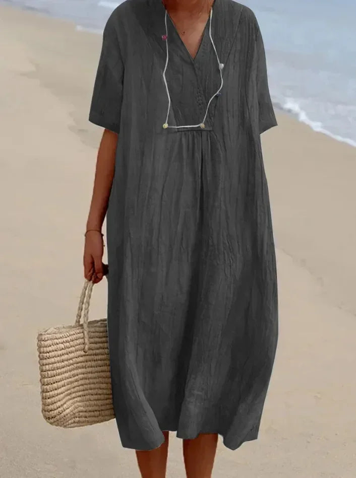 Vestido de algodón oversized de verano