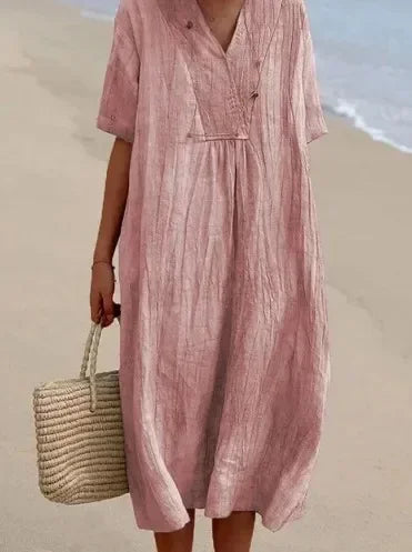 Vestido de algodón oversized de verano