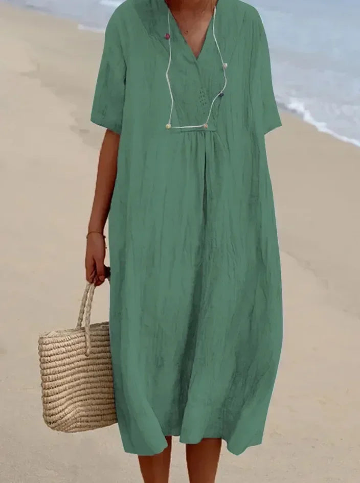 Vestido de algodón oversized de verano