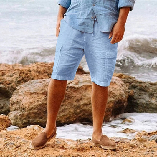 Short Blanco con Corte Amplio para Hombre | Ideal para el Verano